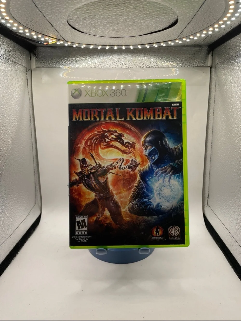 Microsoft Xbox 360 Mortal Kombat Game - Neon Green Case